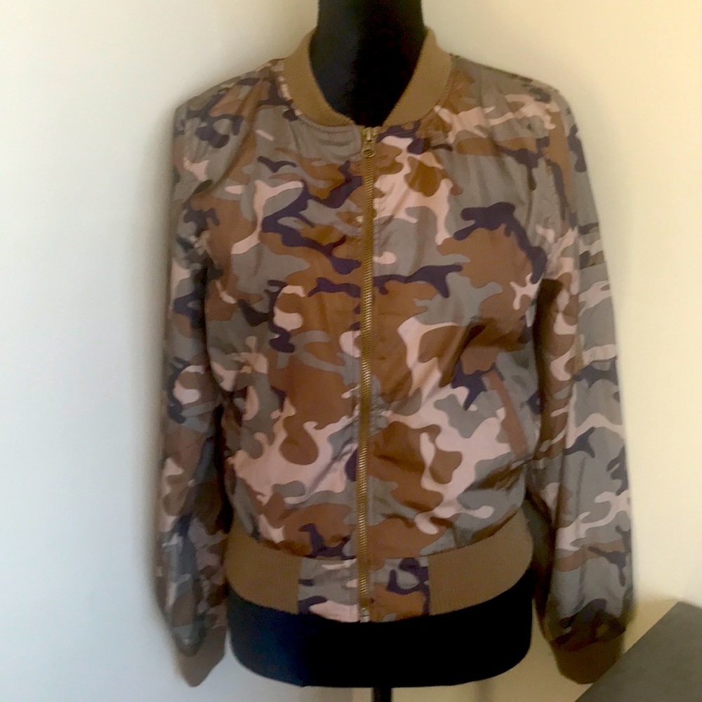 Love Tree - Camouflage Flight Jacket size small